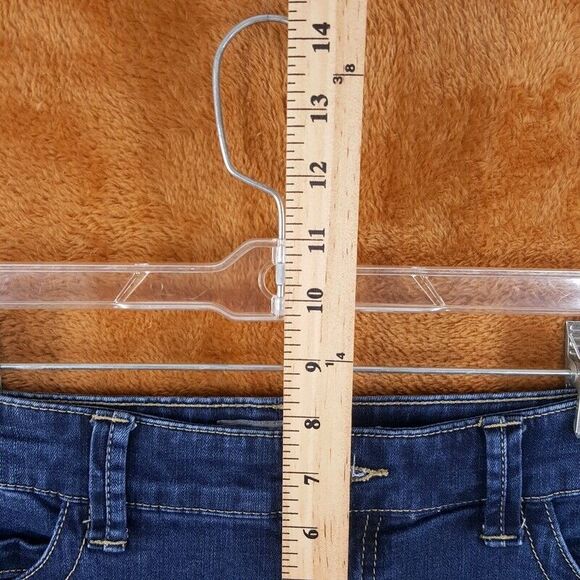 CHICOS Womens Jeans Size 00 XS Dark Wash Skinny Crop Ankle Pocket Stretch Denim - Picture 4 of 7